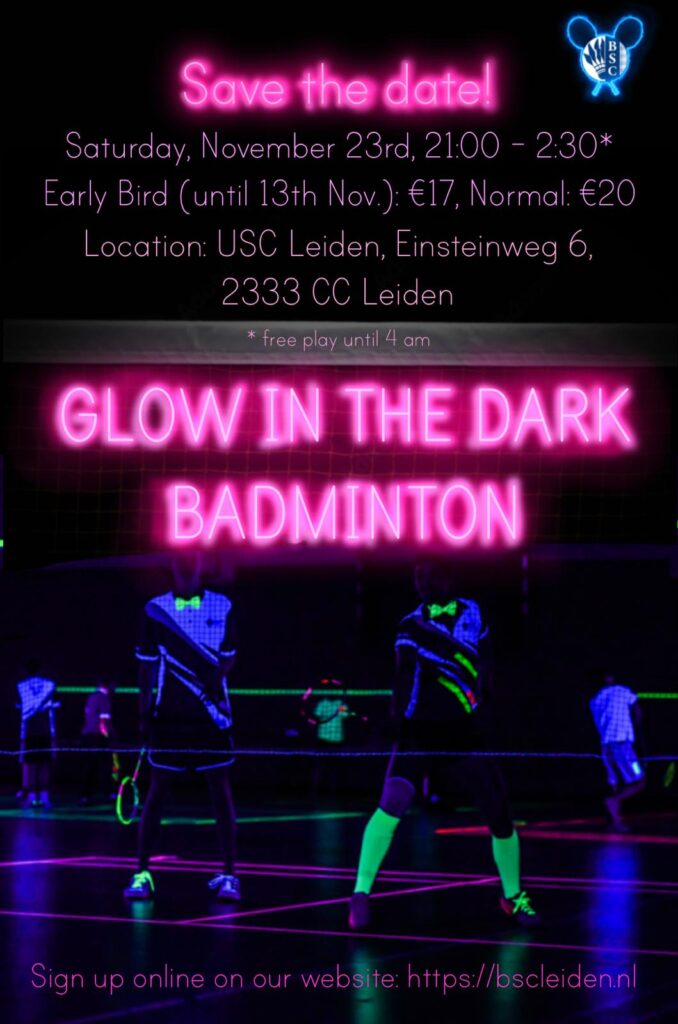 Glow In The Dark Badminton 2024